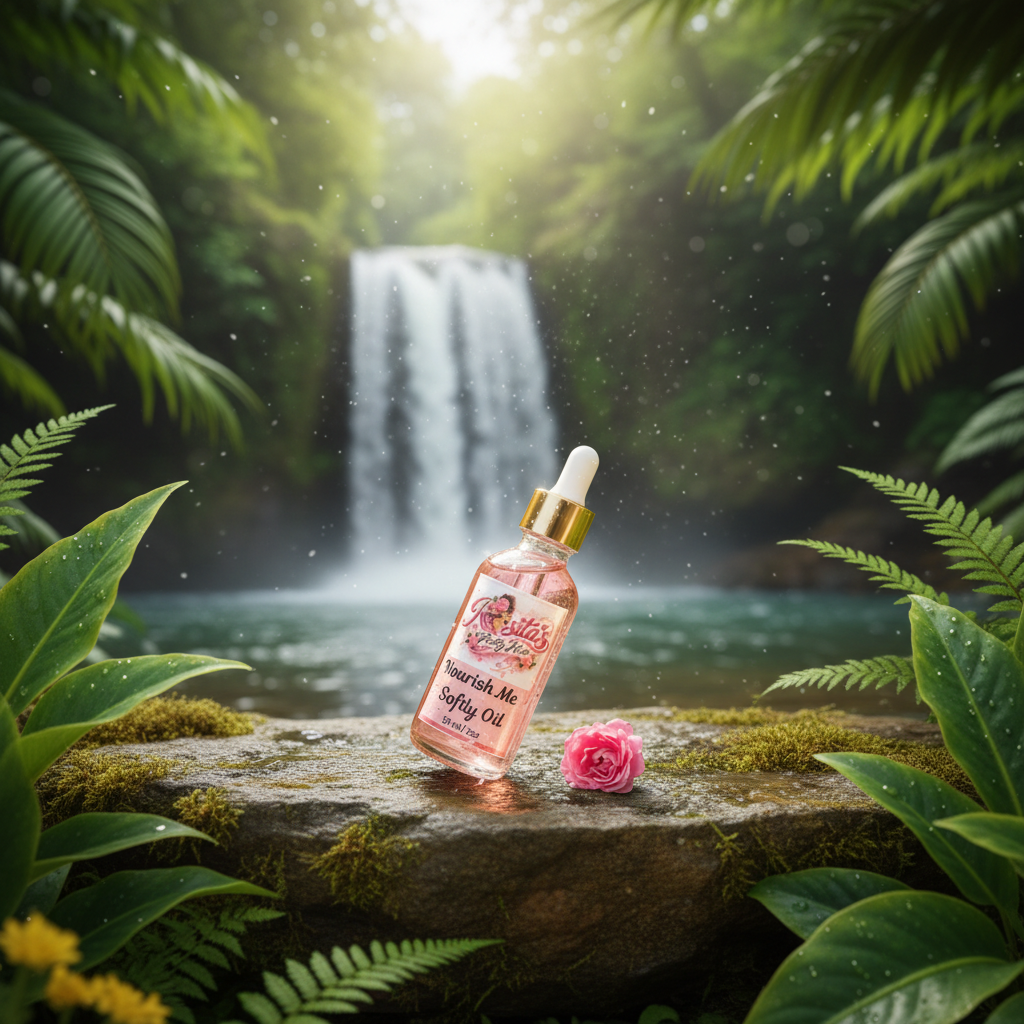 Nourish Me Softly Oil - Waterfall Outdoor Setting